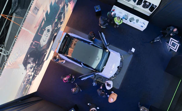 Registro acciones publicitaria con drones