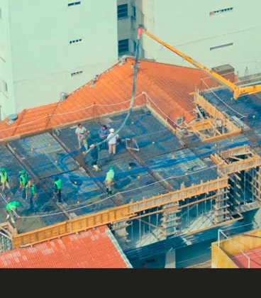 Registro de obras con drone en Mar del Plata